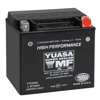 Yuasa YUAM728ZV Factory Activated Maintenance Free Battery, YTZ8V