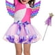 thumbnail image 5 of Juego de Disfraz para Niñas Hugo con Varita de Mariposa Violeta 3 a 6 años Disfraz de hada, 5 of 9