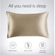 thumbnail image 4 of Funda de almohada de satén para el cabello y la piel, paquete de 2 - Fundas de almohada de tamaño estándar - Fundas de almohada de satén con cierre de sobre Adepaton LRWJ057-10, 4 of 5
