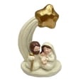 thumbnail image 1 of Figura de Natividad, Estatua del Nacimiento de Jesús, Escultura de Sagrada , Adorno de pesebre para estantería, Recuerdo Festivo, Casa de, 1 of 9
