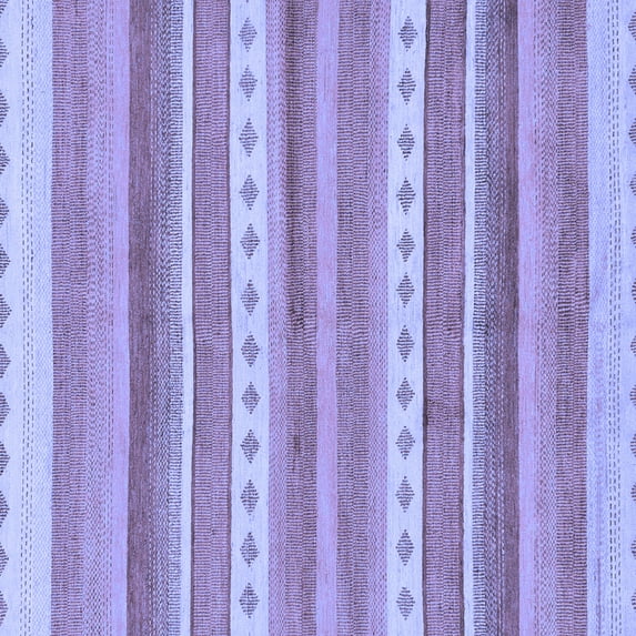 Ahgly Company Machine Washable Indoor Square Abstract Blue Modern Area Rugs, 4' Square