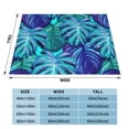 thumbnail image 6 of Tropical Watercolor Jungle Throw Blanket, Soft Blanket Keeps Warm All Seasons, Lightweight Warm Blanket For Sofa Bed Sofa - 40"x30", 6 of 8