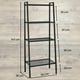 thumbnail image 3 of Calmind Estante de Libros Librero Minimalista de 4 Niveles de Metal con Forma de Escalera Anaquel Organizador, 3 of 6