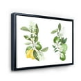 thumbnail image 4 of Bouquets Of Blooming Lemon Tree Branches on White 20 in x 12 in Framed Painting Canvas Art Print, by Designart, 4 of 5