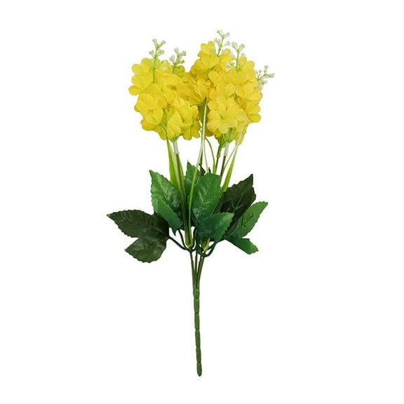 Artificial Flowers - Household Imitation - Artificial Flowers Bouquets Wisteria Hyacinth Fake Bulk For Vase Home Decor Indoors Outdoors Garden Hotel Party Wedding Mock - 1X Artificial Flower Hyacinth