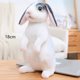 thumbnail image 3 of Simulation Kawaii Long Ears Realistic Rabbit Plush Toy Lifelike Animal Stuffed Doll Toys for Kids Girls Birthday Gift Room Decor, 3 of 5