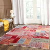 SAFAVIEH Valencia Beckah Abstract Polyester Area Rug, Multi, 4' x 6'