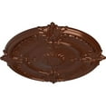 thumbnail image 3 of 30 1/8"OD x 1 1/2"P Attica Acanthus Leaf Ceiling Medallion Copper Penny Finished, 3 of 6