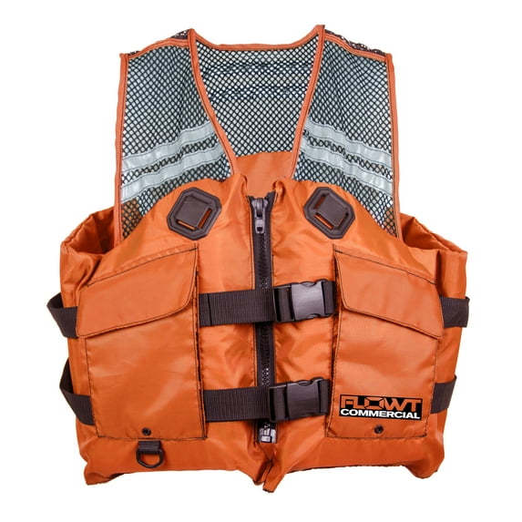 FLOWT Commercial Comfort Mesh Life Vest - USCG Approved Type III PFD