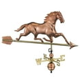 thumbnail image 1 of Good Directions 580PA Horse Weathervane with Arrow - Pure Copper, 1 of 1