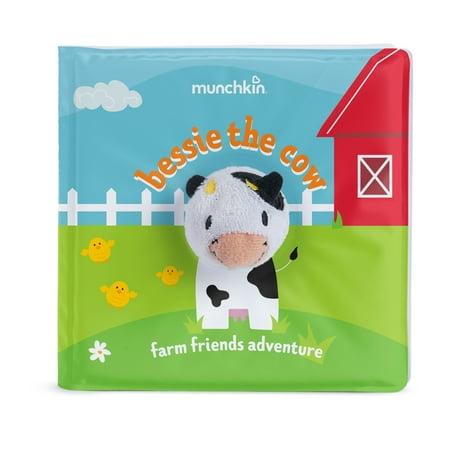 Munchkin Soapy Stories Finger Puppet Bath Book, Farm