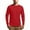 Red, variant on CHGBMOK Men's T Shirts Solid Color Sunscreen Is Lightweight Breathable Solid Color Long Sleeved Sizes S-2XL