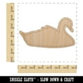 thumbnail image 2 of Swan Swimming Outline Wood Shape Unfinished Piece Cutout Craft DIY Projects - 6.25 Inch Size - 1/8 Inch Thick, 2 of 7