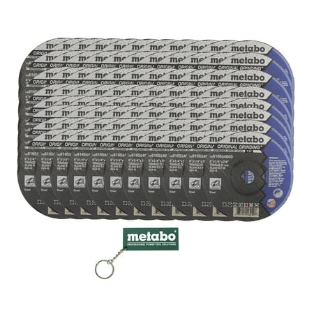 

Metabo US616554000 A24N 6 x 1/4 x7/8 Type 27 Original Grinding Wheel 100 Pack