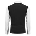 thumbnail image 2 of COOFANDY Men's Sweater Vest V Neck Slim Fit Cable Knitted Sleeveless Pullover Sweater, 2 of 5