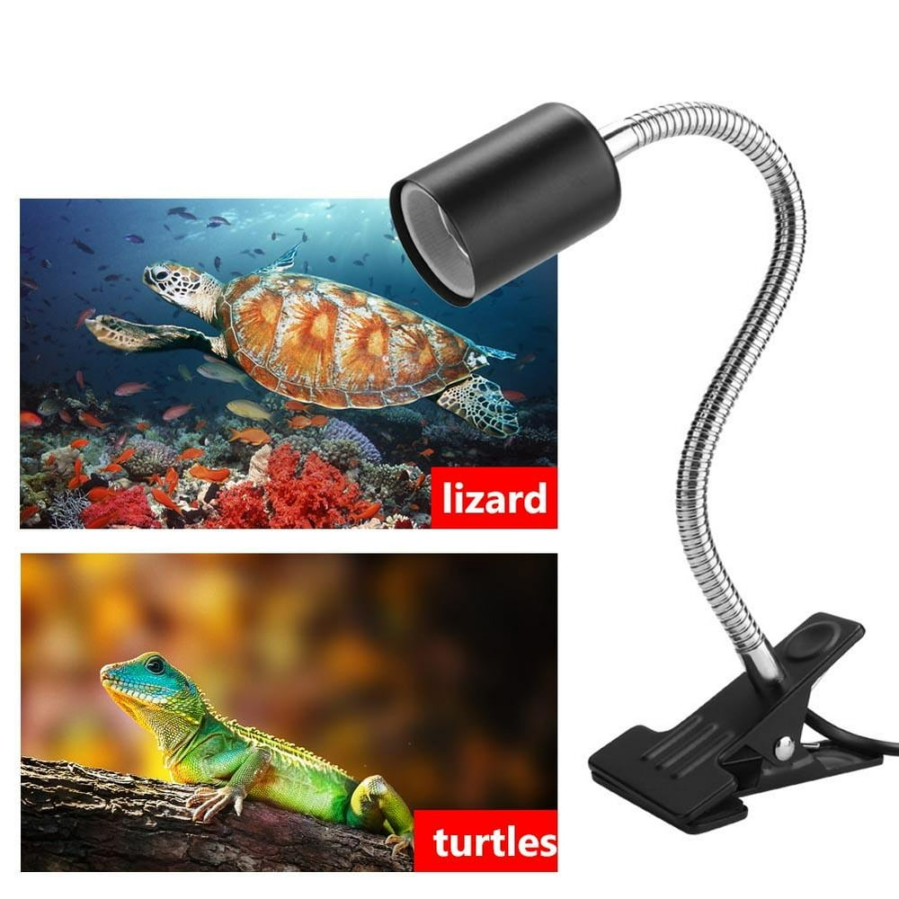 Tebru Flexible Clamp Lamp Fixture for Reptiles Pet Habitat ...
