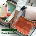 thumbnail image 7 of Popsugar Packing Cubes for Travel Organized Smart Zip Packing Organizers for Suitcase Luggage 4 Pack, 7 of 7
