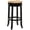 Black, variant on Carolina Classics Irving 30" Swivel Rush Seat Bar Stool in Antique Black