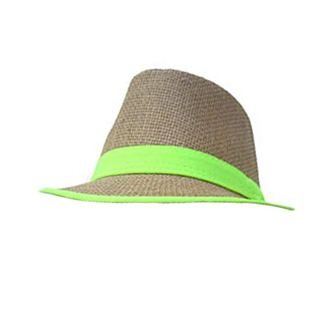 Sombrero Fedora Dress Up America para niños y adultos color verde