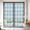 Blue, variant on Privacy Window Film, Pink Plaid Static Cling Stained Glass Window Film, UV Sun Blocking Heat Control Stickers, Non-Adhesive Laser Windows Tint 17.7"x39.3" Spring Summer Farmhouse Buffalo Checkered