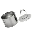 thumbnail image 2 of Shisuyan 2 Sets Stainless Steel Mold Multi-function Rice Press Mold Sandwich Maker Dough Press Mould for Home Kitchen, 2 of 8