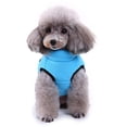 thumbnail image 4 of Fzaqwen Pet Supplies Dog Clothing Cat Warm Apparel Sweater Zipper Jacket For Dogs Blue, 4 of 9
