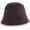 Coffee, variant on Winter Bucket Hats for Women Foldable Warm Fisherman Hats Fashion Solid Color Stripe Knitting Hat Camping Hiking
