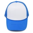 thumbnail image 3 of DALIX Infant Trucker Hat Baby Cap Tiny Extra Small Boys in Neon Blue White, 3 of 5