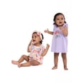 thumbnail image 2 of The Little Mermaid Baby Girl Sundress, Romper and Diaper Cover Outfit Set with Headband, Sizes 0/3M-24M, 2 of 6