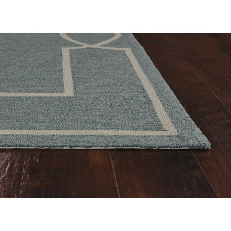 8'X11' Grey Denim Machine Woven Uv Treated Bordered Indoor Outdoor Area Rug 8'X11' Grey Denim Machine Woven Uv Treated Bordered Indoor Outdoor Area Rug