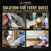 ستاربوند 2 أونصة. Super Fast Thin CA Glue ( Premium Cyanoacrylate Super Glue ) for Woodworking، Woodturning، Hobby Models، CA Finish، Inlays