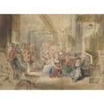 thumbnail image 3 of Peter Paul Rubens 18x14 Black Modern Framed Museum Art Print Titled - A Sermon in a Village Church (ca. 1630), 3 of 5