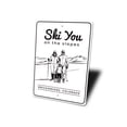 thumbnail image 4 of Breckenridge Colorado Ski You On The Slopes Aluminum Metal Decor Sign - 4x18 inches, 4 of 4