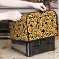 thumbnail image 6 of Rateoe Sunflowers 1 Pattern Toaster Covers 4 Slice Wide Slot,Bread Machine Cover,Bread Dust Cover & Fingerprint Protection,Appliance Covers, 6 of 6