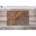 thumbnail image 2 of Linon Trio Space Dyed Hand Tufted Polyester 5'x7' Rug in Beige, 2 of 5