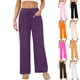 thumbnail image 1 of RKSTN Pajama Pants for Women Plus Size Drawstring Elastic Waist Straight Leg Pjs Pants Womens Casual Solid Loose Fits Comfortable Loungewear Sleepwear Pant Sleep Bottoms Homewear Breathable Trouser, 1 of 9
