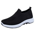 thumbnail image 5 of Mepaouo Hands Free Slip on Shoes for Women Orthopedic Woven Walking Casual Running Shoes Flats, 5 of 6