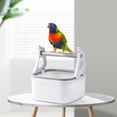thumbnail image 4 of BotaniNest Tabletop Parrot Stand Bird Toilet Training Stand Removable Compact Exercise Bird Gym Toy For M Acaw Pa Rakeets Lovebirds, 4 of 6
