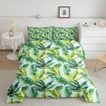 thumbnail image 2 of Castle Fairy Tropical Leaves 3 Pieces Queen Comforter Set for Teens,Vintage Aesthetic Ultra Soft Bedding Sets,Botanical Plants Bedding Comforter Set Breathable,Super Cozy Room Decor, 2 of 8