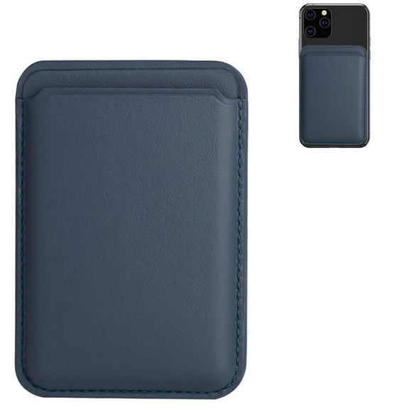 Stretchy Fabric Phone Wallet Stick On with Strong Magnets for Back of Phone