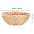 thumbnail image 2 of GOOHOCHY 1Set Woven Bread Basket Beige for Fruit Bowls and Kitchen Storage Solutions, 2 of 7