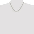 thumbnail image 5 of White Sterling Silver chain Rolo 18 in 6.25 mm 6.25mm Fancy, 5 of 5