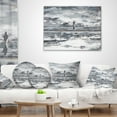 thumbnail image 4 of Designart Running Horse Through Water - Abstract Throw Pillow - 16x16, 4 of 5