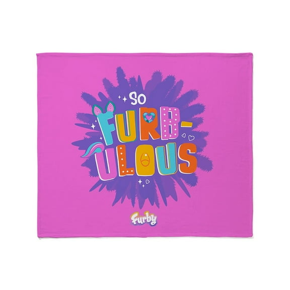 CafePress - So Furbulous - Soft Fleece Throw Blanket, 50"x60" for All Ages