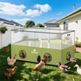 thumbnail image 3 of Parque para Mascotas Pawaboo Jaula Carpa para Pequeños Animales Verde 168x84x84 cm, 3 of 7