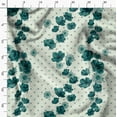 thumbnail image 3 of Soimoi Cotton Satin Spandex Green Fabric By the Yard - 54 Inch Wide -Florals Print Fabric - Elegant and Timeless Patterns for Fashion and Home Decor Printed Fabric, 3 of 6