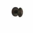 thumbnail image 2 of Grandeur 810557 Circulaire Solid Brass Rose Dummy Door Knob Set - Brass, 2 of 6