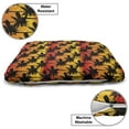 thumbnail image 3 of Tropical Pet Bed, Silhouette of Palm Trees Island Background Hawaiian Forest Design, Resistant Pad for Dogs and Cats Cushion with Removable Cover, 24" x 39", Orange Mustard Dark Brown, by Ambesonne, 3 of 4