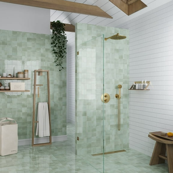 Apollo Tile Silken 2.56 in. x 15.75 in. Glossy Green Ceramic Subway Wall and Floor Tile (10.76 Sq. ft./Case) (38-Pack)