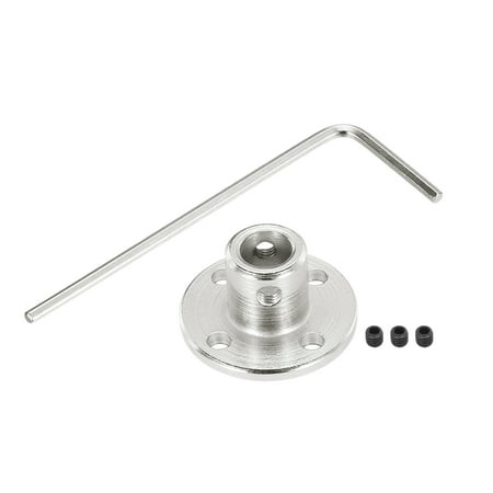 

Uxcell 4 Pcs 6.35mm Flange Coupling Connector Rigid Guide Model Coupler with Mini Hex Wrench and Fastening Screw